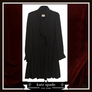 Kate Spade Black Pleated Dress